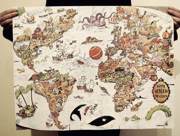 老外看世界！40張創意世界地圖13