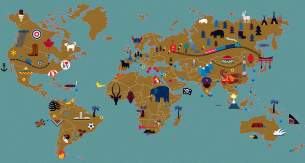 老外看世界！40張創意世界地圖14