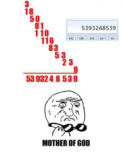 超簡單的無腦算數法7