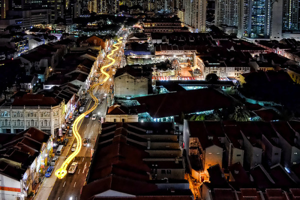 新加坡的超長蛇燈籠1