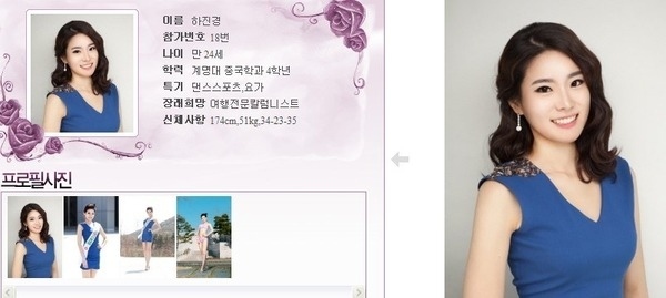 撞臉撞很大的韓國選美比賽20