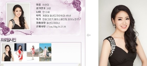 撞臉撞很大的韓國選美比賽22