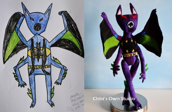 美夢成真！把小朋友的塗鴉變成真實玩偶10