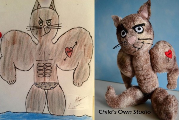 美夢成真！把小朋友的塗鴉變成真實玩偶13