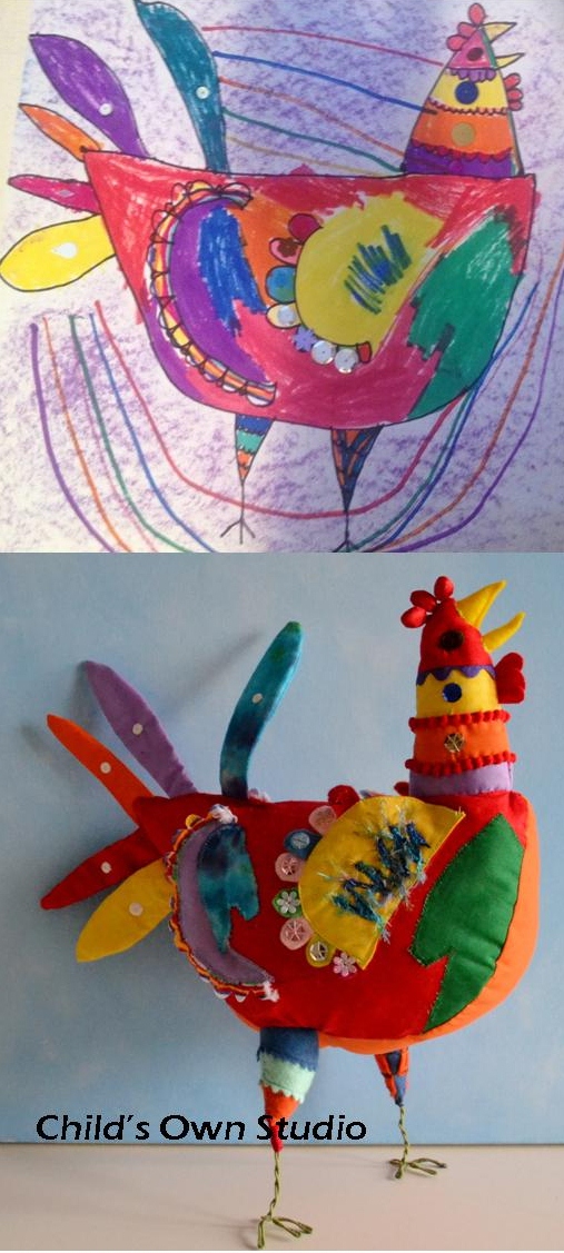 美夢成真！把小朋友的塗鴉變成真實玩偶14