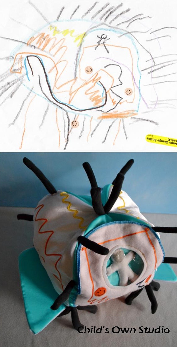 美夢成真！把小朋友的塗鴉變成真實玩偶15