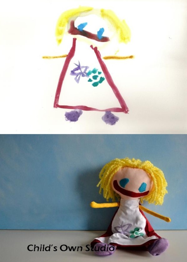 美夢成真！把小朋友的塗鴉變成真實玩偶2