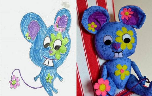 美夢成真！把小朋友的塗鴉變成真實玩偶5