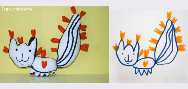 美夢成真！把小朋友的塗鴉變成真實玩偶8