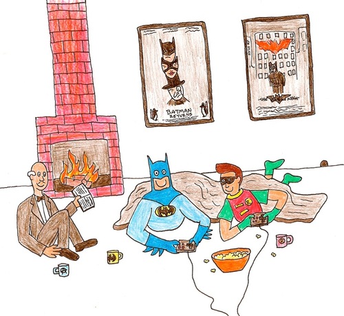 蝙蝠俠好開心！1