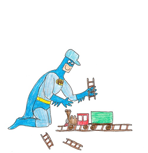 蝙蝠俠好開心！2