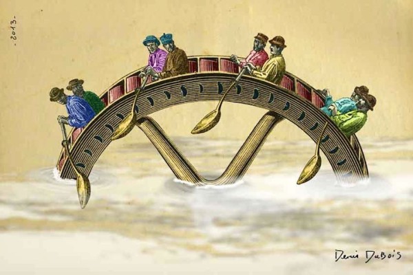 重新思考宇宙邏輯的復古畫作8