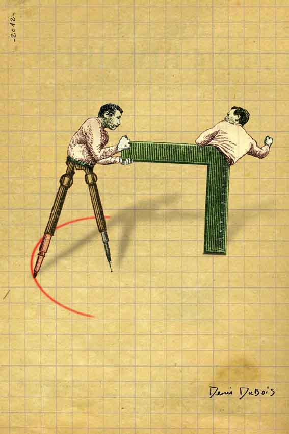 重新思考宇宙邏輯的復古畫作9