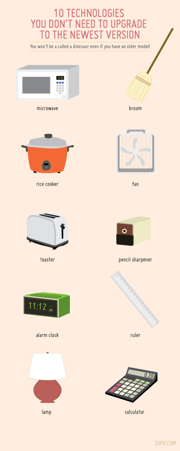 10種不用整天升級也可以安心使用的好物1