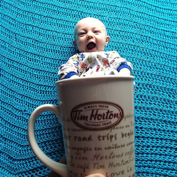 小孩呢？在杯子裡9