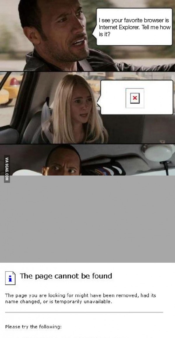 每次想跟IE瀏覽器使用者溝通時...1