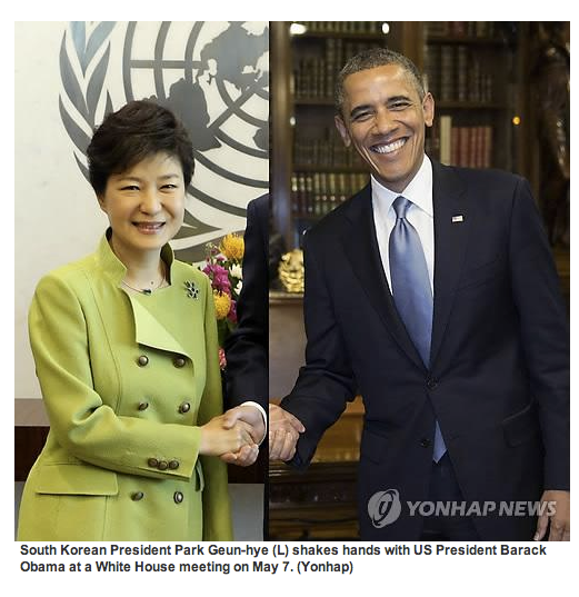 超囧的南韓與美國總統Photoshop握手照1