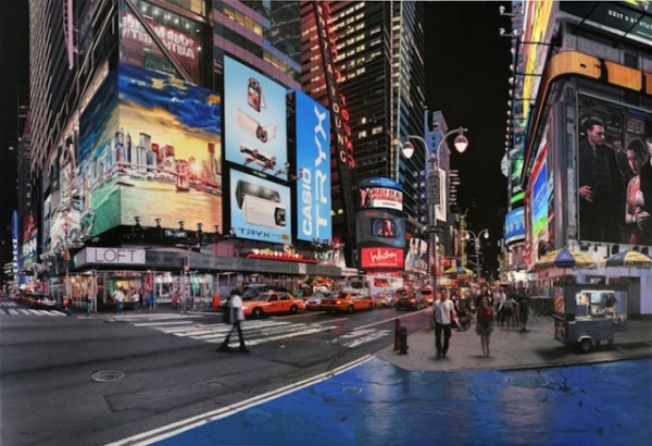 超寫實的中國城手繪照片3