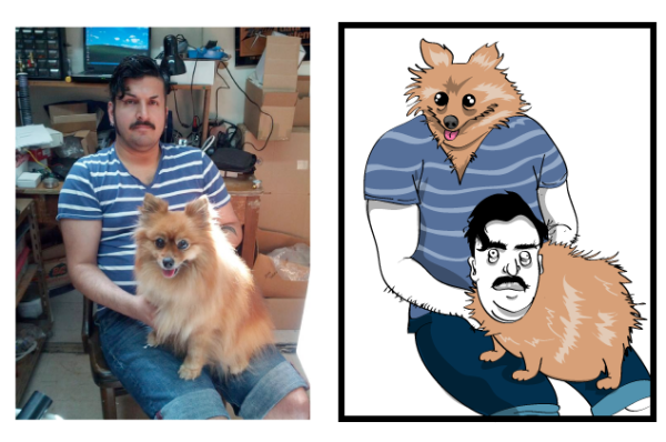 藝術家惡搞別人的臉書大頭照3