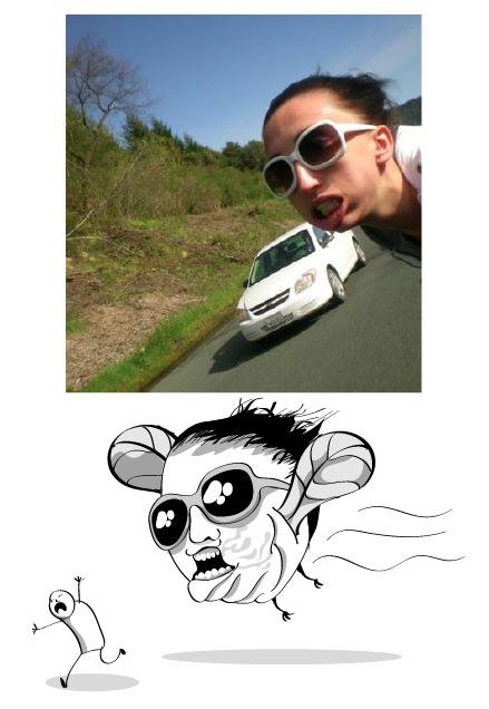 藝術家惡搞別人的臉書大頭照5