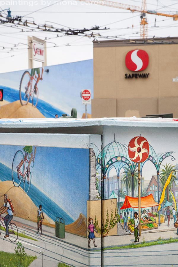 融入市景裡的創意變電箱3