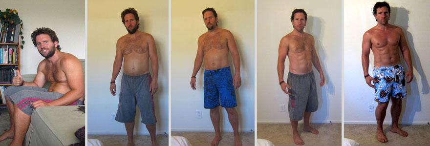 一天達成！健身教練瞬間從胖子變猛男2