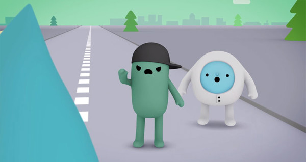 可愛防水手機廣告：水是我的好朋友7